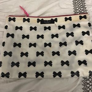 Kate Spade bow Cosmetic Bag